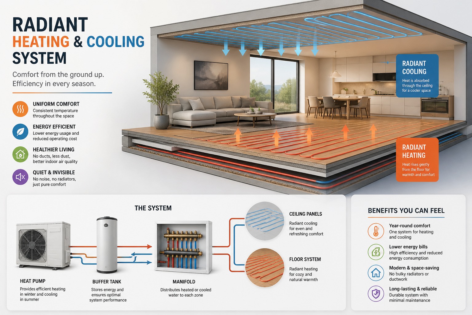 Hydronic Floor Heating and Cooling Solutions